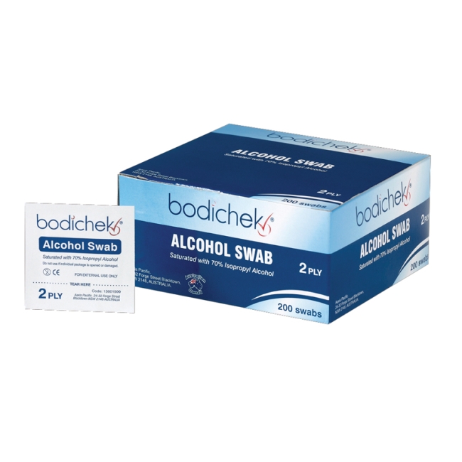 paracetamol 250 Alcohol For Swabs Prep Bodichek Skin