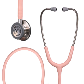 3M Littman 5910 Cardiology IV Stethoscope; Satin-finish with Champagne Rose Tubing and Stainless Steel Chestpiece