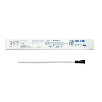 Cure Catheter Paediatric Uncoated 10" Straight Tip FG10
