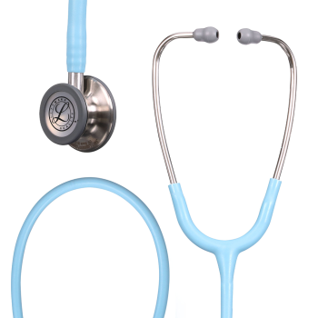 3M Littman 5912 Cardiology IV Stethoscope; Satin-finish with Marine Blue Tubing and Stainless Steel Chestpiece