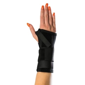 Ortho Universal Wrist Splint Small Black