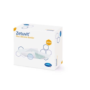 Zetuvit Plus Silicone Border 16x26cm